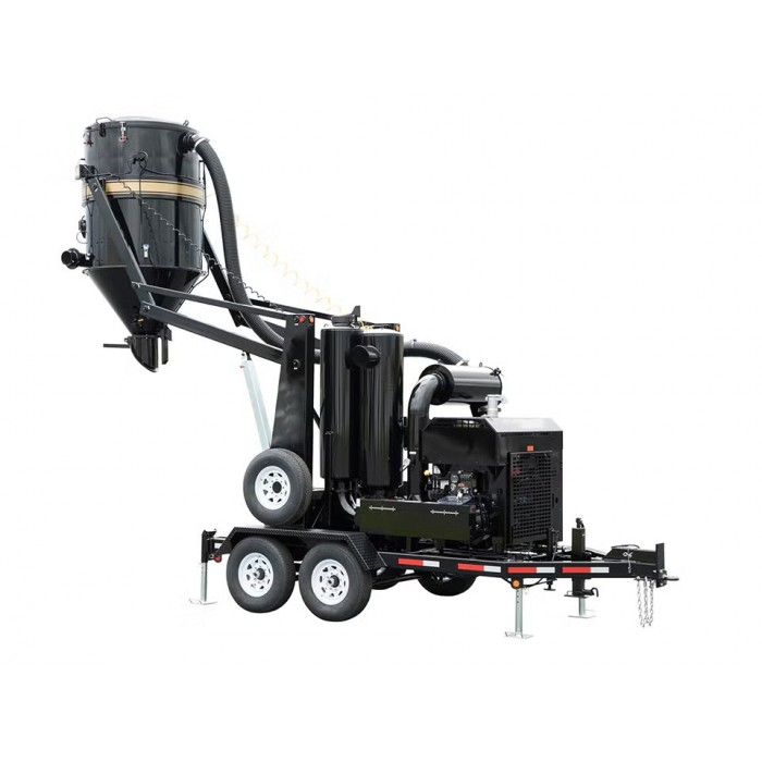 Mobile industrial vacuum cleaner